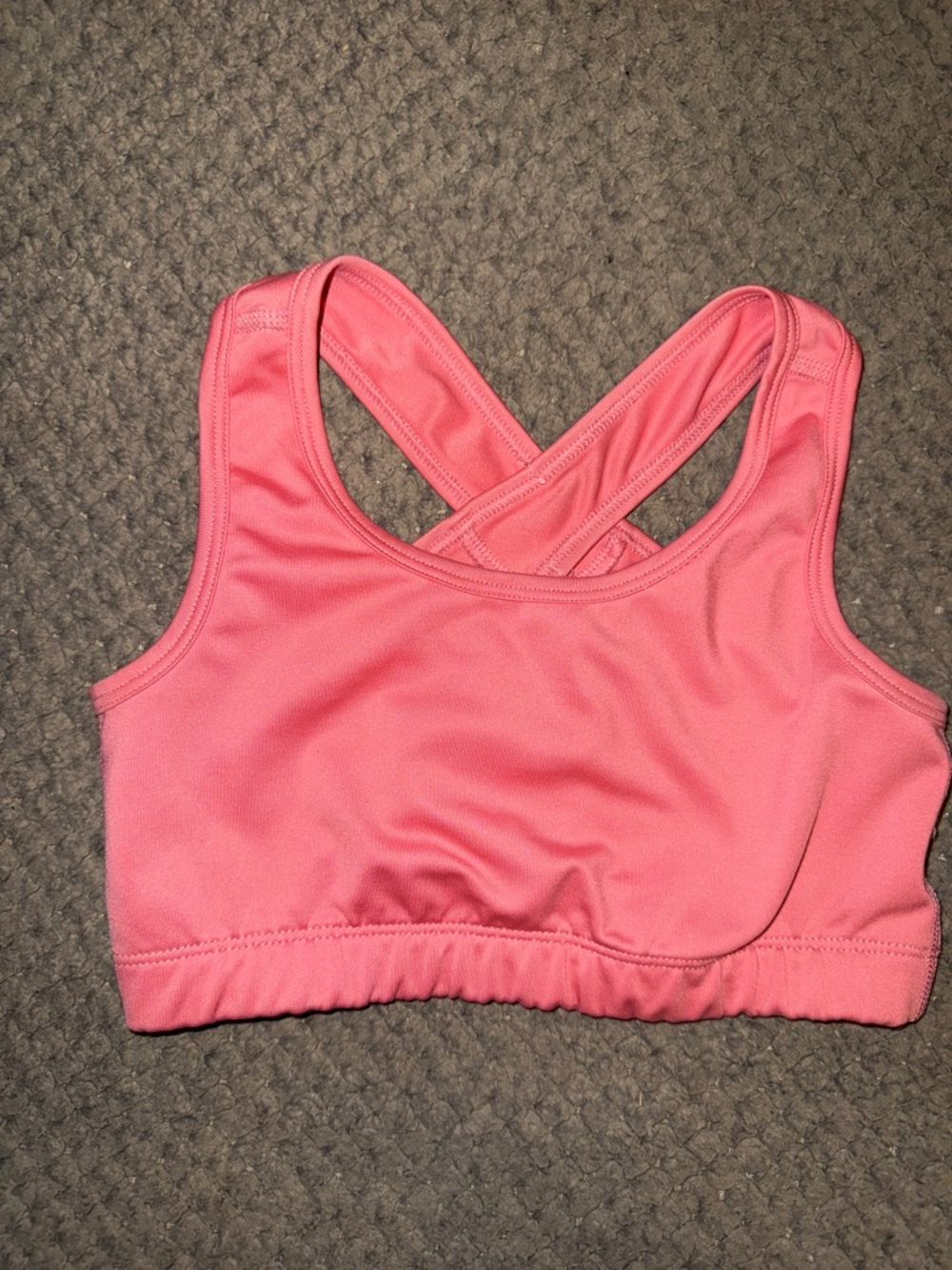 bcg Coral Pink Cross-Back Sports Bra